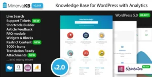 Free Download MinervaKB Knowledge Base for WordPress with Analytics 2.0.9 [Latest Version]