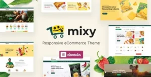 Free Download Mixy – Organic Food Store WordPress Theme 1.0.3 [Latest Version]