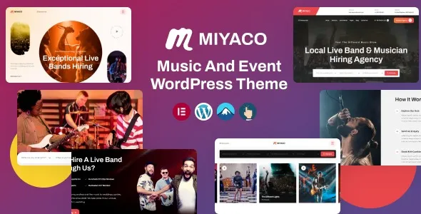 Free Download Miyaco – Music And Event WordPress Theme 1.0.3 [Latest Version]
