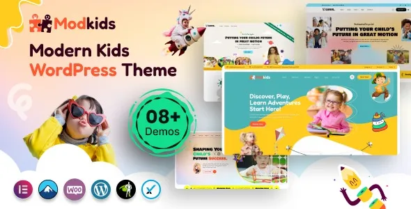 Free Download Modkids – Modern Kids WordPress Theme 1.0.2.0 [Latest Version]