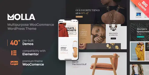 Free Download Molla Multi-Purpose WooCommerce Theme 1.5.18 [Latest Version]