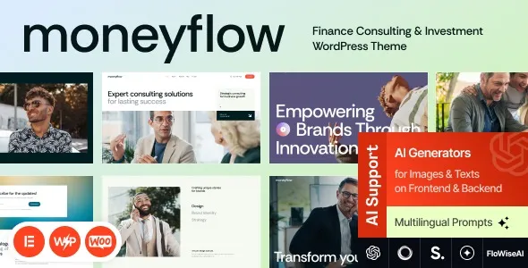 Free Download MoneyFlow – Finance Consulting & Investment WordPress Theme 1.9.0 [Latest Version]