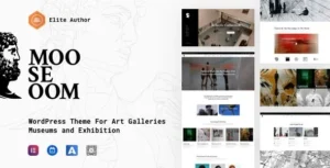 Free Download Mooseoom - Art Gallery, Museum & Exhibition WordPress Theme 1.1.6 [Latest Version]
