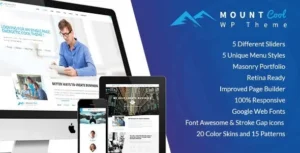 Free Download MountCool – Single Page Portfolio WordPress Theme 3.3 [Latest Version]