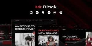 Free Download Mr.Black – Business Agency WordPress Theme 1.0.4 [Latest Version]