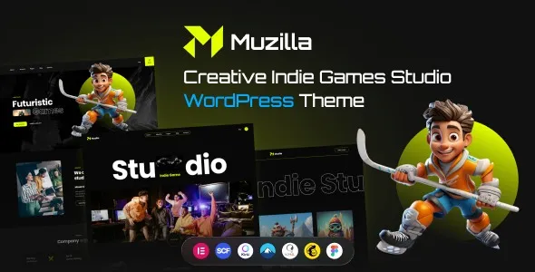 Free Download Muzilla – Creative Indie Game Studios WordPress Theme 1.0 [Latest Version]