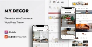 Free Download MyDecor Elementor WooCommerce WordPress Theme 1.5.2 [Latest Version]