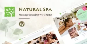 Free Download Natural Spa - Massage Booking Wordpress Theme 3.5 [Latest Version]