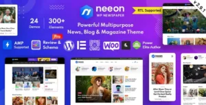 Free Download Neeon WordPress News Magazine Theme 3.1.2 [Latest Version]