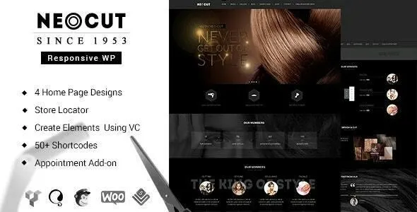 Free Download Neo Salon – Barber Shop WordPress Theme 3.7 [Latest Version]