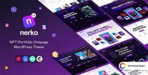 Free Download Nerko - NFT Portfolio WordPress Theme 1.4 [Latest Version]
