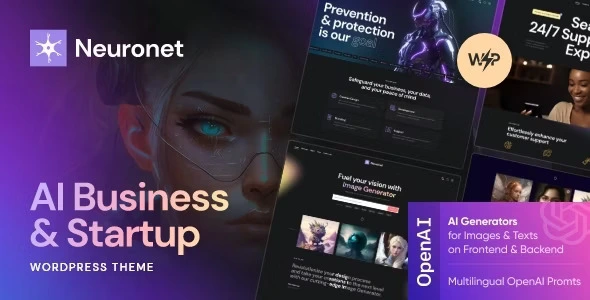 Free Download Neuronet AI Startup WordPress Theme 1.7 [Latest Version]