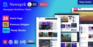 Free Download Newsprk Newspaper WordPress Theme 7.4.0 [Latest Version]