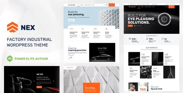 Free Download Nex – Industrial WordPress Theme 40 [Latest Version]