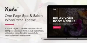Free Download Niobe– Spa & Salon WordPress Theme 1.2.8 [Latest Version]