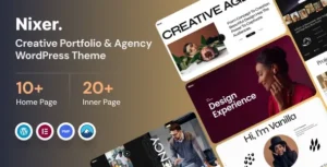 Free Download Nixer – Creative Agency WordPress Theme 1.0 [Latest Version]