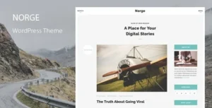 Free Download Norge - Blog WordPress Theme 2.0 [Latest Version]