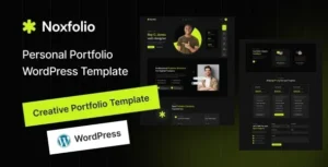 Free Download Noxfolio – Personal Portfolio Resume WordPress Theme 1.1.3 [Latest Version]
