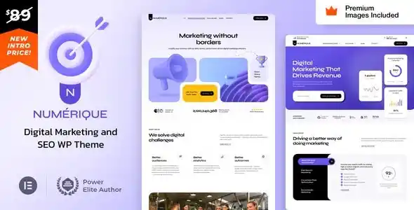 Free Download Numerique – SEO Digital Marketing WordPress Theme 25 [Latest Version]