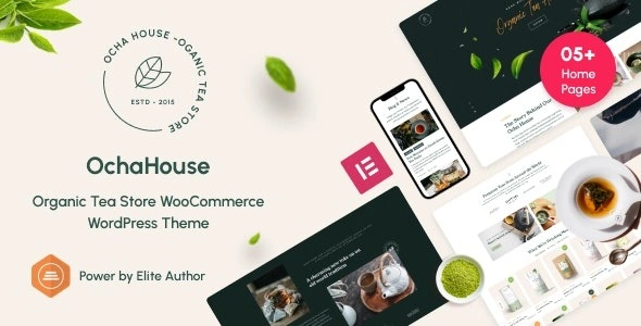 Free Download OchaHouse Organic Tea Store WooCommerce WordPress Theme 2.2.8 [Latest Version]