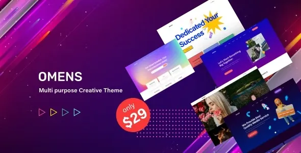 Free Download Omens – Multipurpose Creative WordPress Theme 1.0.8 [Latest Version]