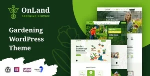 Free Download OnLand Gardening WordPress Theme 1.1.2 [Latest Version]