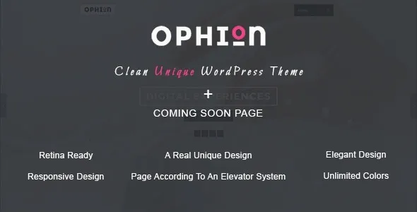 Free Download Ophion – Clean WordPress Theme 1.0 [Latest Version]