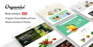 Free Download Organici - Organic Store & Bakery WooCommerce Theme 2.1.4 [Latest Version]
