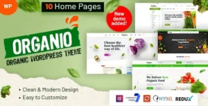 Free Download Organio - Organic Food Store WordPress Theme 1.6.1 [Latest Version]