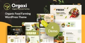 Free Download Orgaxi - Organic food and fram WordPress Theme 1.2 [Latest Version]