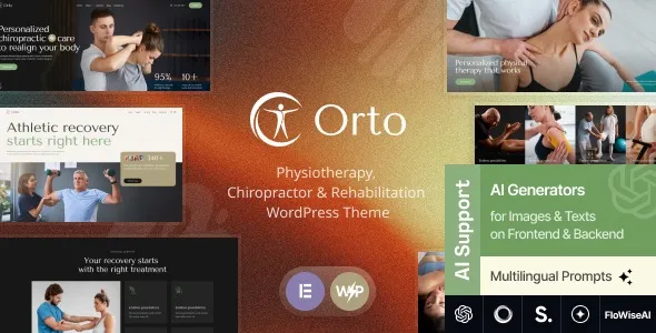 Free Download Ortho – Physiotherapy, Chiropractor & Rehabilitation WordPress Theme 1.6.0 [Latest Version]