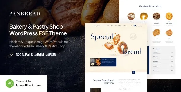 Free Download Panbread – Fresh Bakery & Pastry Gutenverse FSE WordPress Theme 1.0.0 [Latest Version]