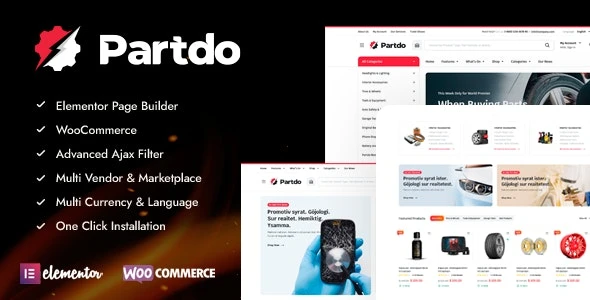 Free Download Partdo – Auto Parts and Tools Shop WooCommerce Theme 1.4.8 [Latest Version]