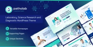 Free Download Patholab - Laboratory & Science Research WordPress Theme 1.0 [Latest Version]
