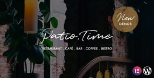 Free Download PatioTime Restaurant WordPress Theme 2.0 [Latest Version]