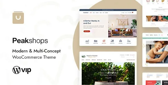 Free Download PeakShops – Modern & Multi-Concept WooCommerce Theme 1.5.5 [Latest Version]