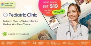 Free Download Pediatric Clinic – Children’s & Family Doctor Medical WordPress Theme 1.0.1 [Latest Version]