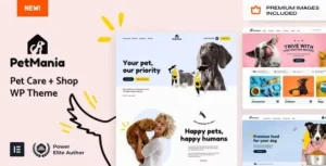 Free Download PetMania - Pet Care Shop WordPress Theme 33 [Latest Version]
