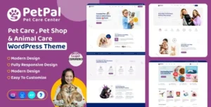 Free Download Petpal - Pet Care & Pet Shop WordPress Theme 1.0 [Latest Version]