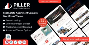 Free Download Piller - Real Estate WordPress Theme 1.0.0 [Latest Version]