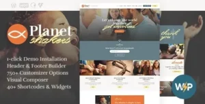 Free Download Planet Shakers - Church & Religion WordPress Theme 1.1.0 [Latest Version]