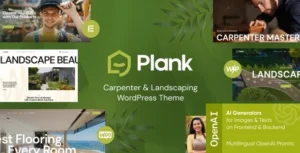Free Download Plank – Carpenter & Landscaping WordPress Theme 1.1 [Latest Version]