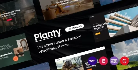 Free Download Planty – Industrial Fabric & Factory WordPress Theme 1.31.0 [Latest Version]