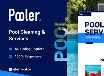 Free Download Pooler – Swimming Pool Cleaning Services WordPress Theme 1.0 [Latest Version]