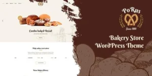 Free Download Porus - Bakery Store WordPress Theme 1.1.6 [Latest Version]