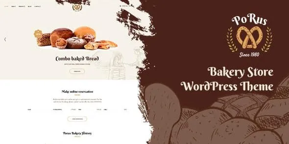 Free Download Porus – Bakery Store WordPress Theme 1.1.6 [Latest Version]