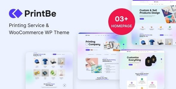 Free Download PrintBe Printing Service & WooCommerce WP Theme 1.0.15 [Latest Version]