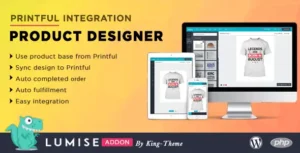 Free Download Printful Integration Addon for Lumise Product Designer 2.0 [Latest Version]