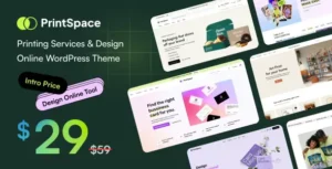Free Download PrintSpace Printing Services & Online Design WooCommerce theme 1.4.7 [Latest Version]