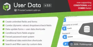 Free Download PrivateContent User Data Add-on 3.6.1 [Latest Version]